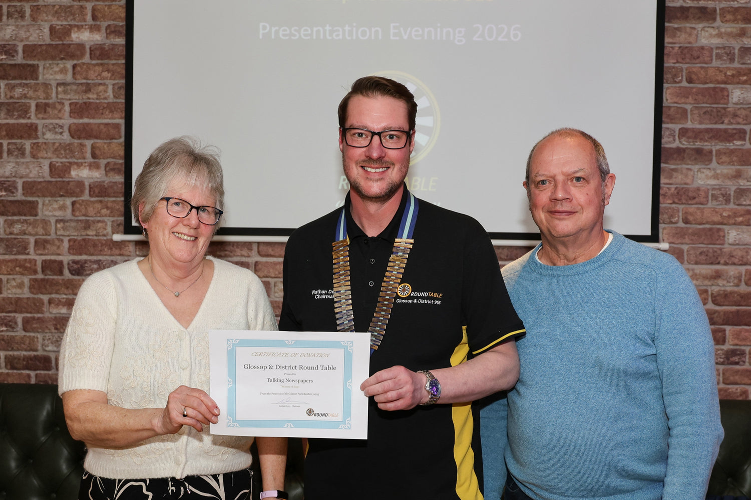 ROUNDTABLE CHARITY DONATION